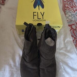 Fly London Brown Ankle Boots